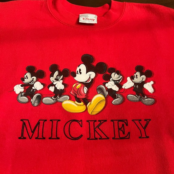Vintage Unisex Mickey Crew Neck Medium Disney Store - Picture 2 of 7